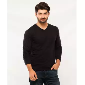 Full Sleeve Black T-shirt for mens